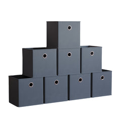 Durham Cube Storage Basket, Grey UKFR - Set of 8