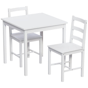 Yorkshire 2-Seater Dining Set - White