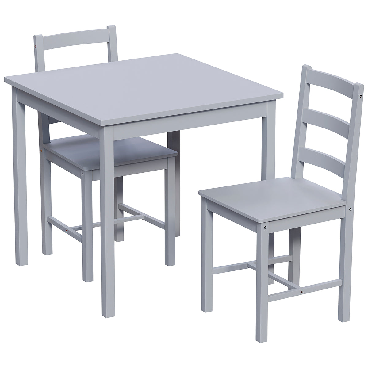 Yorkshire 2-Seater Dining Set - Grey