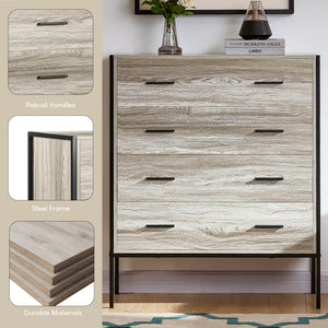 Brooklyn 4-Drawer Chest - Grey