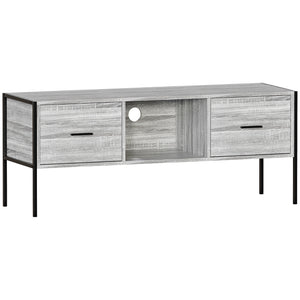Brooklyn 2-Drawer TV Unit - Grey