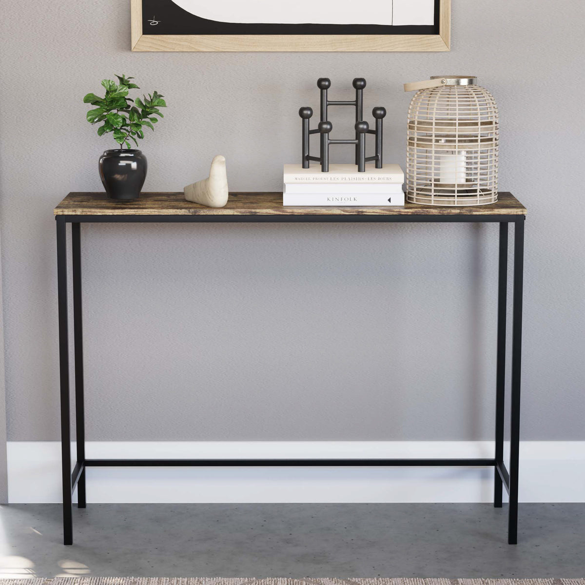 Brooklyn Console Table - Dark Wood