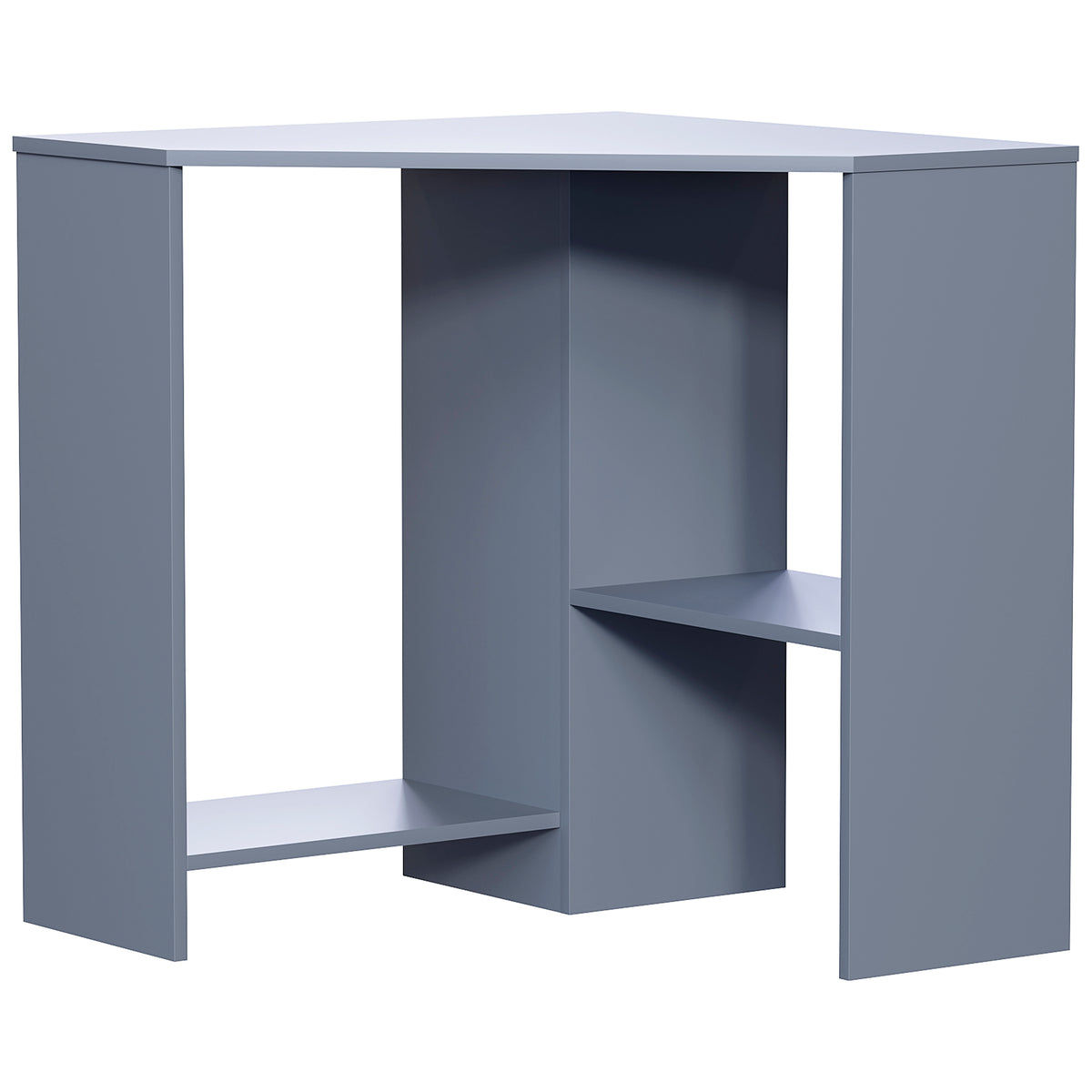 Hetton Corner Computer Desk - Grey