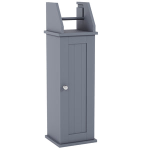 Toilet Roll Holder & Cupboard, Grey (FSC 100%)