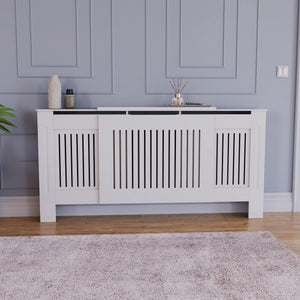 Chelsea Adjustable Radiator Cover - White