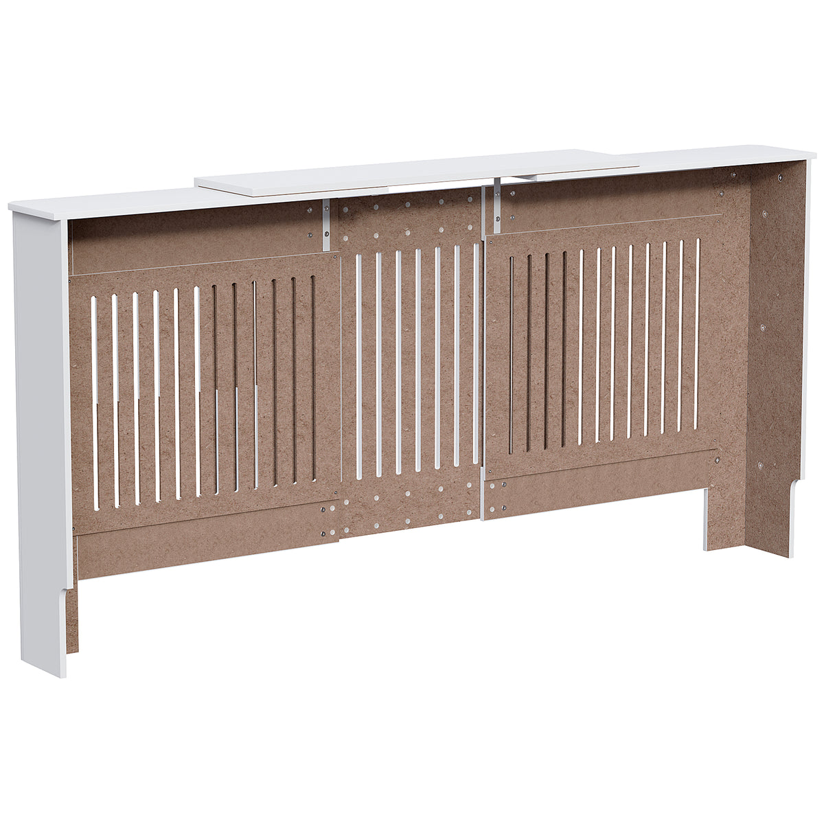Chelsea Adjustable Radiator Cover - White