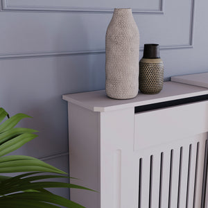 Chelsea Adjustable Radiator Cover - White