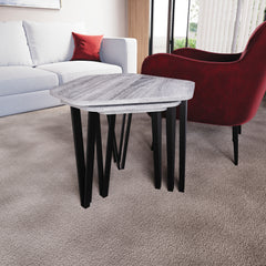 Brooklyn Nest of 3 Tables - Grey