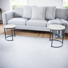 Brooklyn Nest of 2 Round Tables - Marble