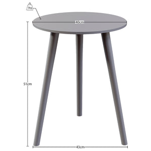 Round Side Table - Grey