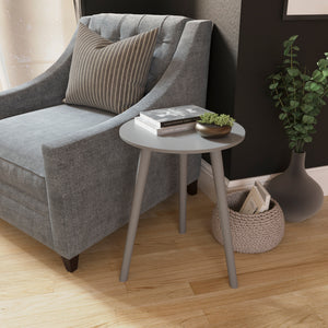 Round Side Table - Grey