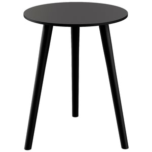 Round Side Table - Black