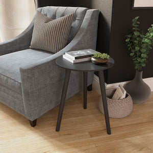 Round Side Table - Black