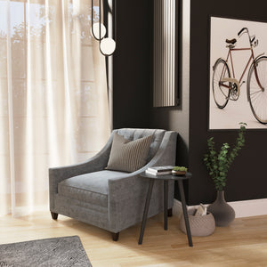 Round Side Table - Black