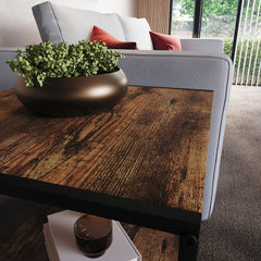 Brooklyn End Table - Dark Wood