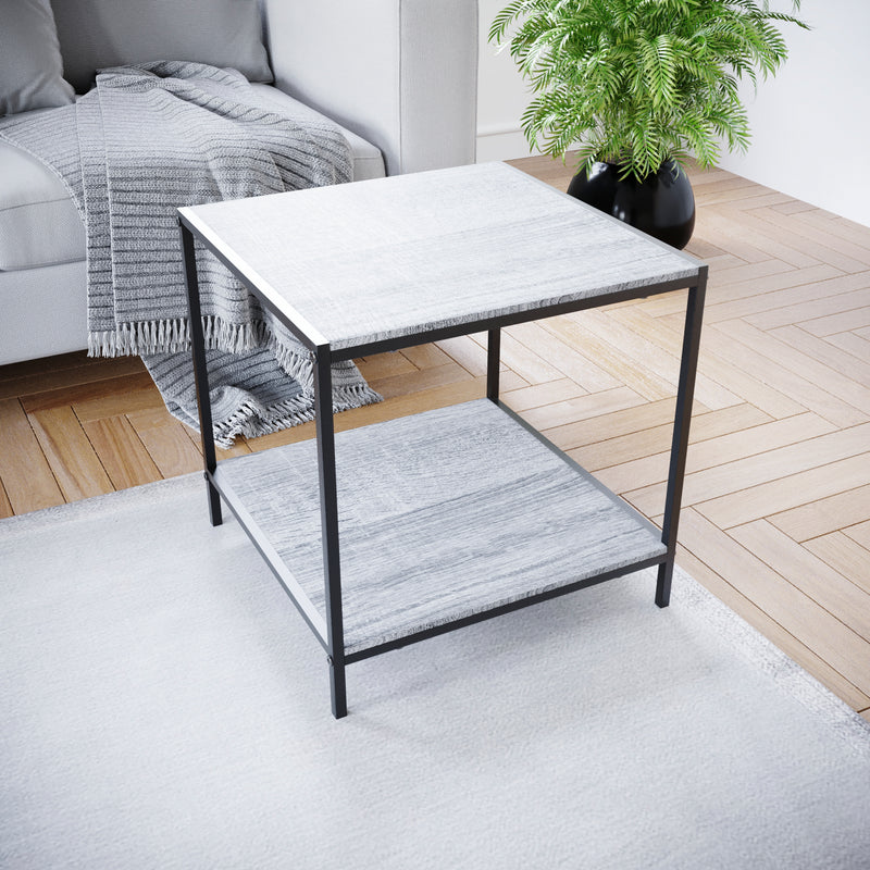 Brooklyn End Table - Grey