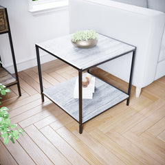 Brooklyn End Table - Grey