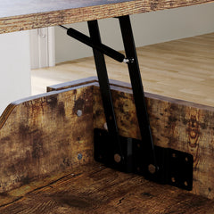 Lift Up Coffee Table - Dark Wood