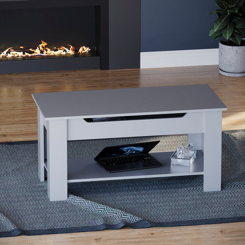 Lift Up Coffee Table - Grey