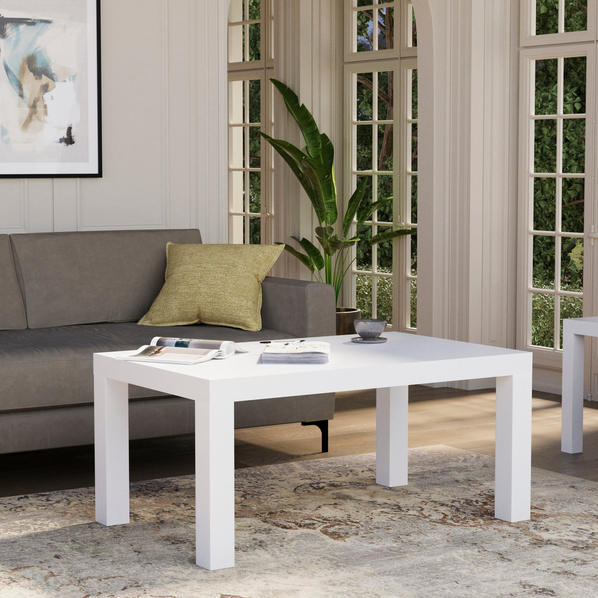 Beeston Coffee Table - White
