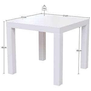 Beeston Side Table - White