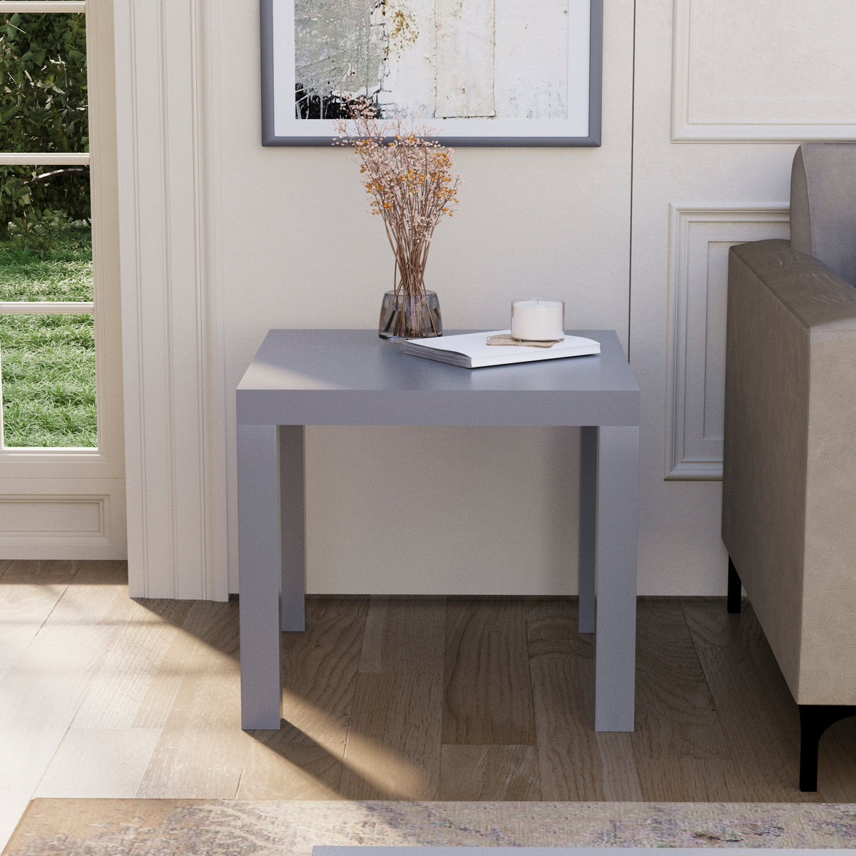 Beeston Side Table - Grey
