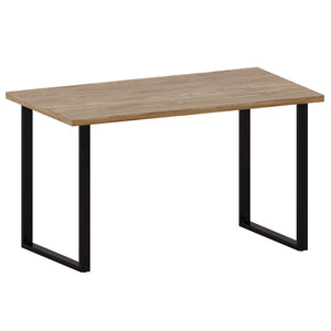 4-Seater Dining Table With U Shape Legs, Oak
