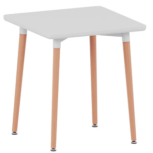 Batley 2-Seater Square Dining Table - White