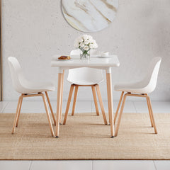 Batley 2-Seater Square Dining Table - White