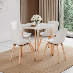 Batley 2-Seater Square Dining Table - White