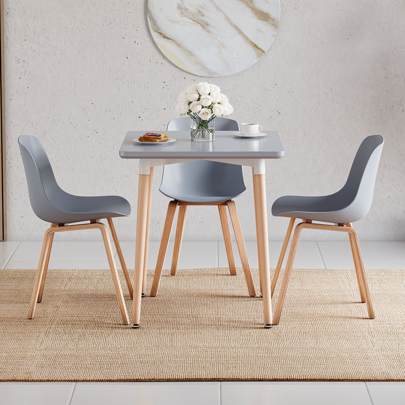 Batley 2-Seater Square Dining Table - Grey
