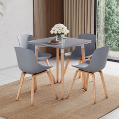 Batley 2-Seater Square Dining Table - Grey