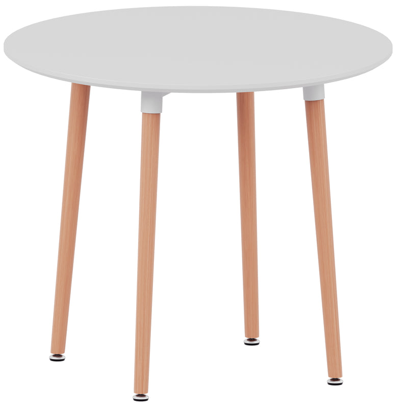 Batley 4-Seater Round Dining Table - White