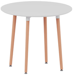 Batley 4-Seater Round Dining Table - White