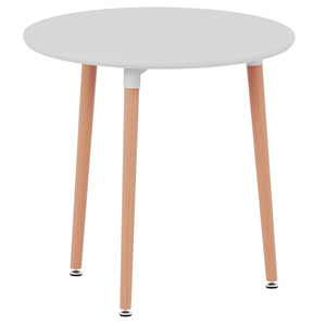 Batley 3-Seater Round Dining Table - White