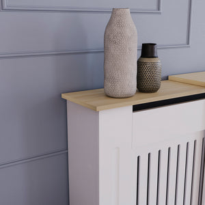 Arlington Adjustable Radiator Cover - White