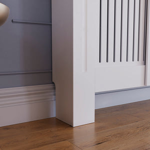 Arlington Adjustable Radiator Cover - White
