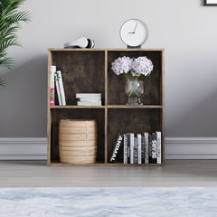 Durham 4-Cube Storage Unit - Dark Wood