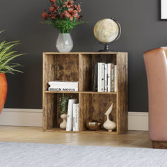 Durham 4-Cube Storage Unit - Dark Wood