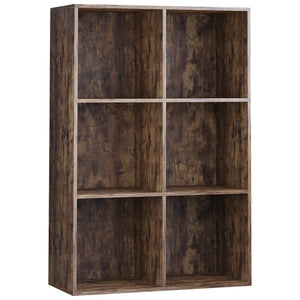 Durham 6-Cube Storage Unit - Dark Wood