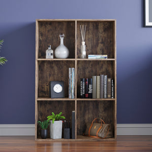 Durham 6-Cube Storage Unit - Dark Wood