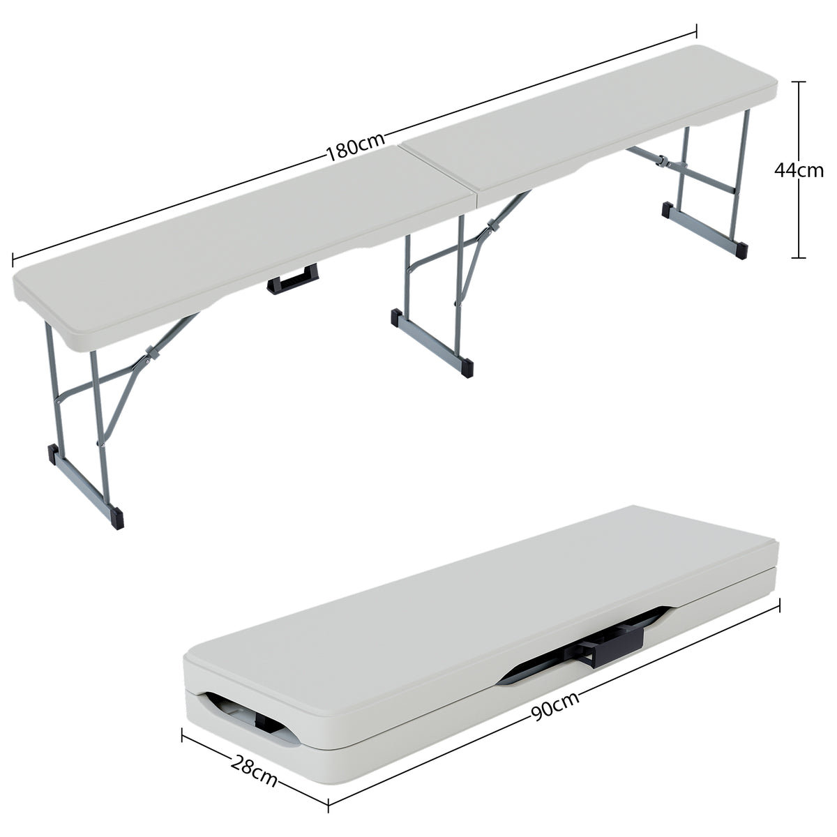 Folding 6ft Bench