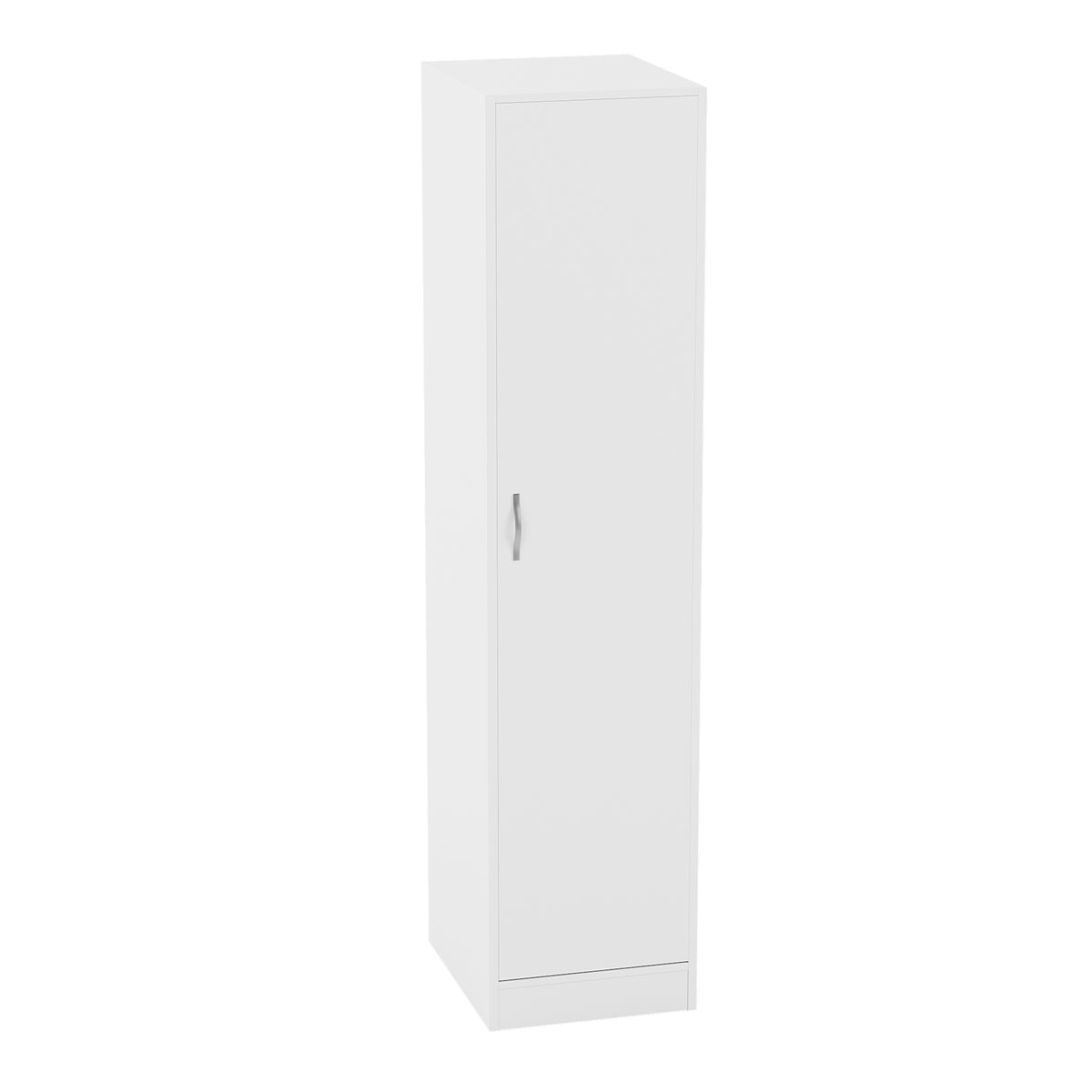 Riano 1 Door Wardrobe, White