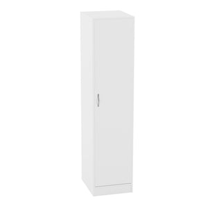 Riano 1 Door Wardrobe, White