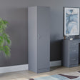 Riano 1 Door Wardrobe for Bedroom Storage - grey
