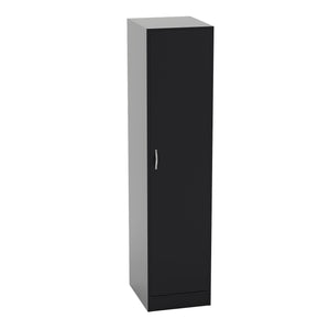 Riano 1 Door Wardrobe, Black