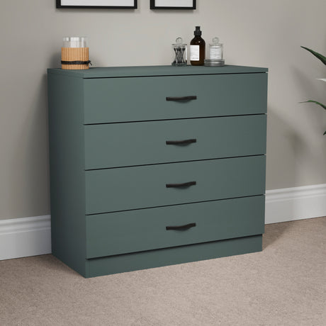 Riano 4 Drawer Chest Green Bedroom Storage Unit
