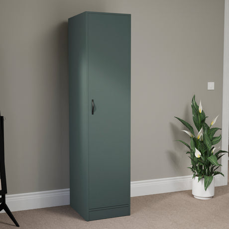 Riano 1 Door Wardrobe for Bedroom Storage - Jasper Green
