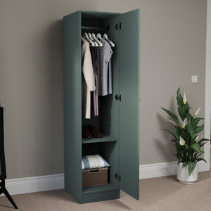 Riano 1 Door Wardrobe, Jasper Green