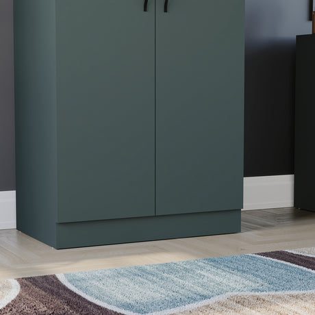 Riano 2 Door Wardrobe for Bedroom Storage - Jasper Green
